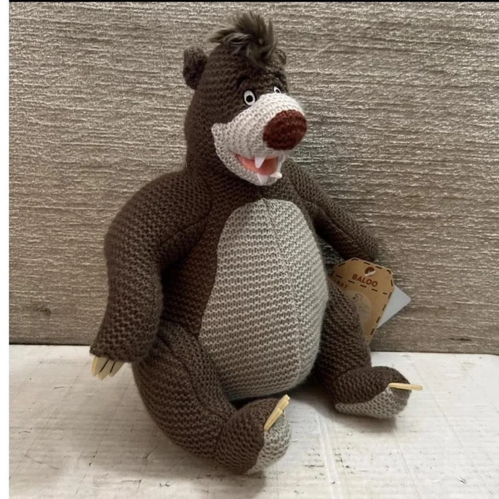 Disney Baloo The Jungle Book Knitted Plush Toy 1957 Limited Edition